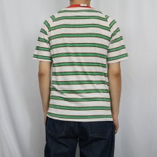 画像3: 70's TOWNCRAFT Penneys "PENN-PREST" ボーダー柄 ポケットラグランTシャツ M (3)