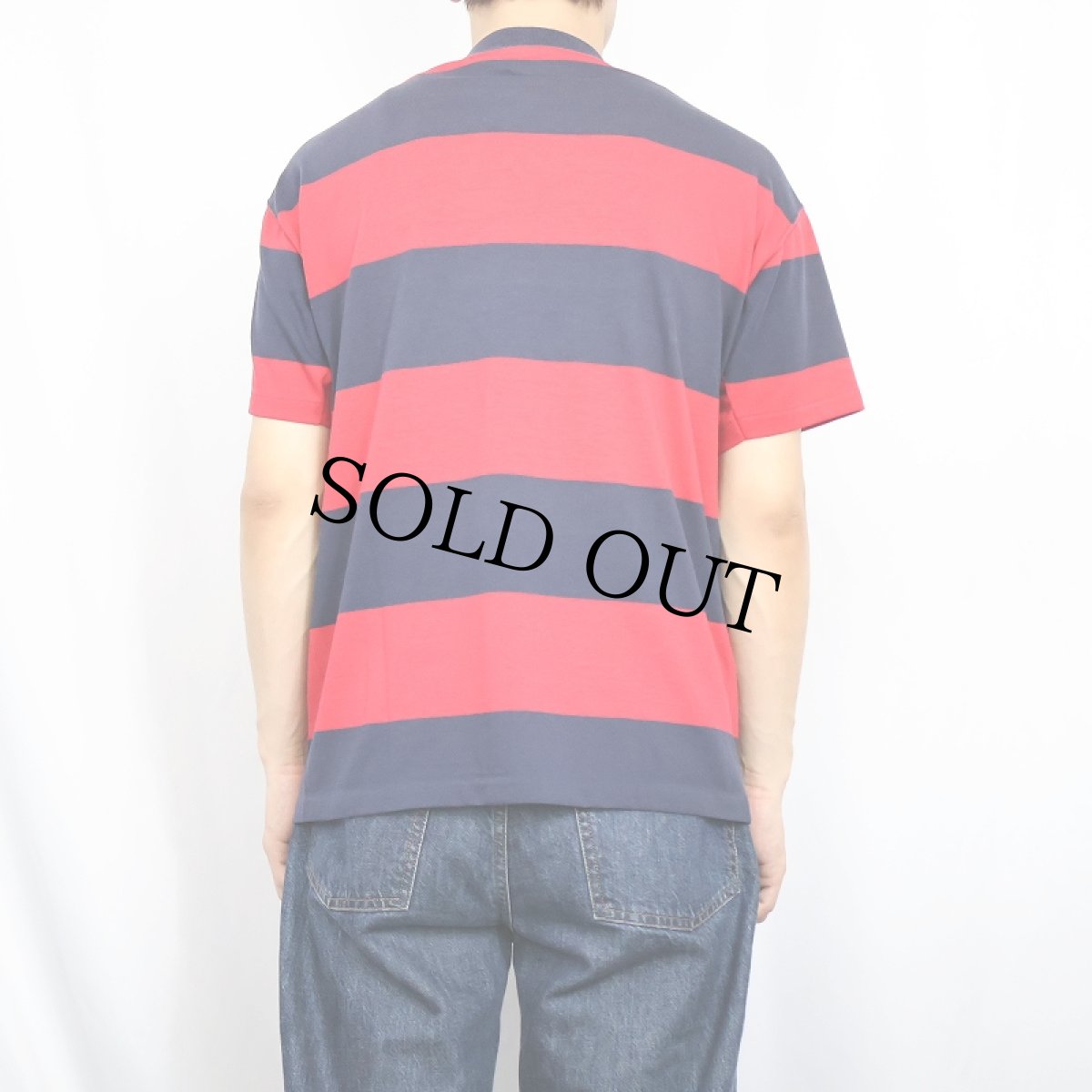 画像3: 90's CLASS 955 USA製 ファットボーダー柄 Tシャツ M (3)