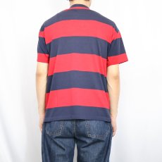 画像3: 90's CLASS 955 USA製 ファットボーダー柄 Tシャツ M (3)