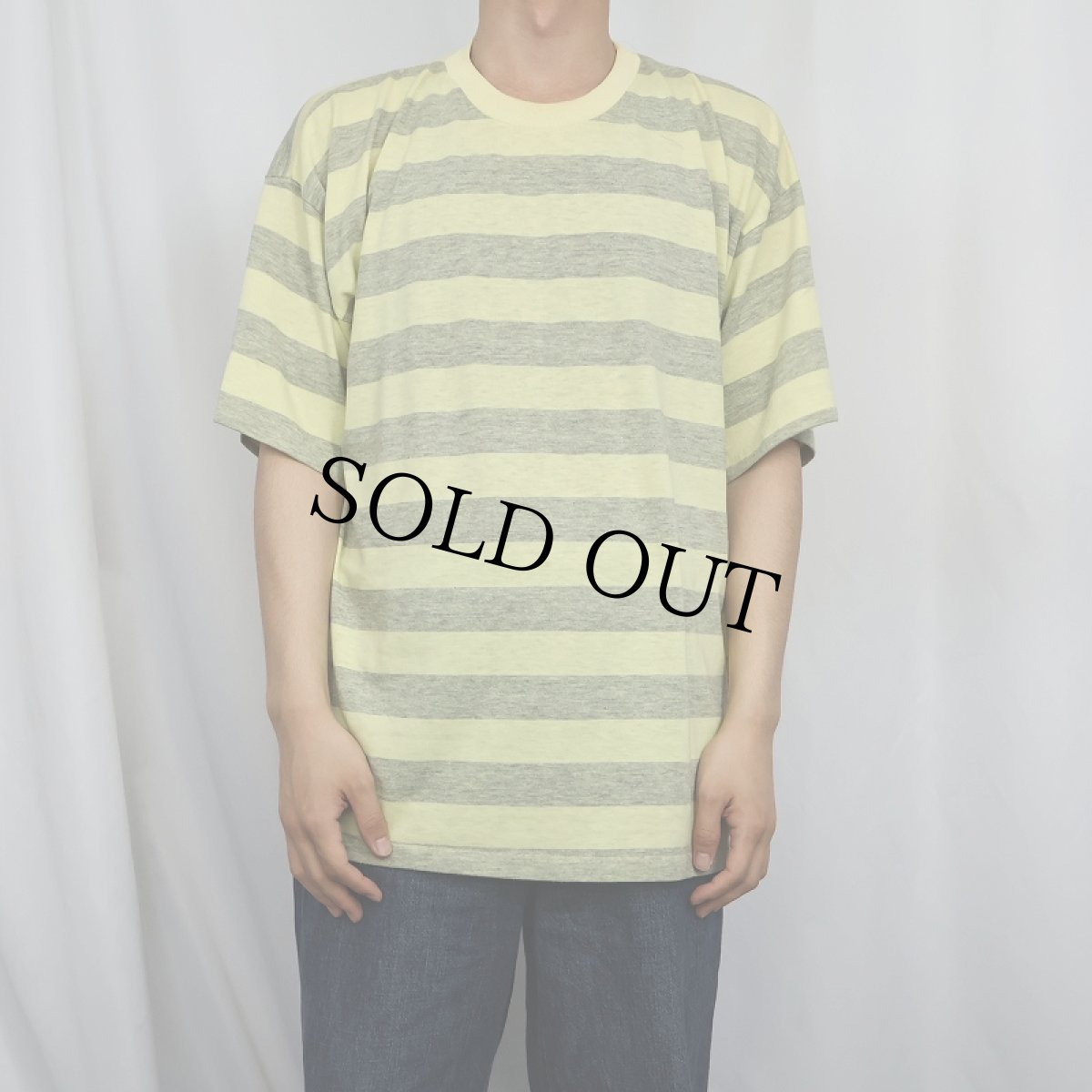 画像2: 80〜90's Islander USA製 ボーダー柄 Tシャツ 1X (2)