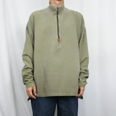 画像2: 90's TEVA USA製 チロリアンテープ ハーフジップロンT L (2)