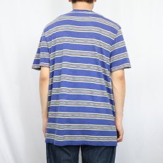 画像3: POLO Ralph Lauren ネイティブボーダー柄 ポケットTシャツ L (3)