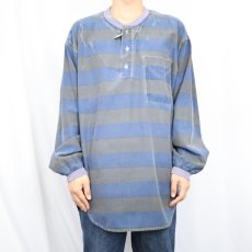 画像2: Wory Coast ボーダー柄 プルオーバーシャツ (2)