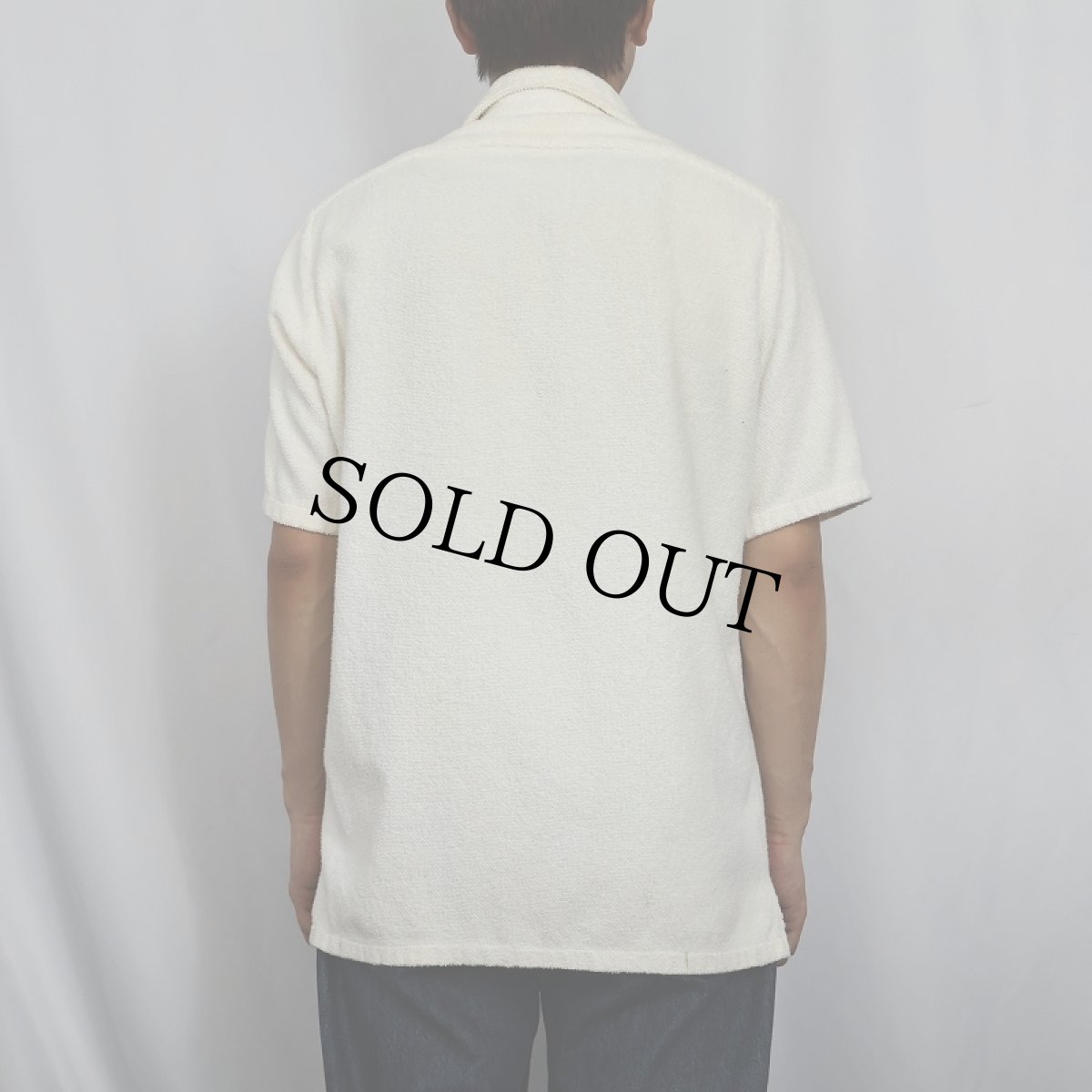 画像3: 60〜70's Neiman-Marcus パイルシャツ M (3)