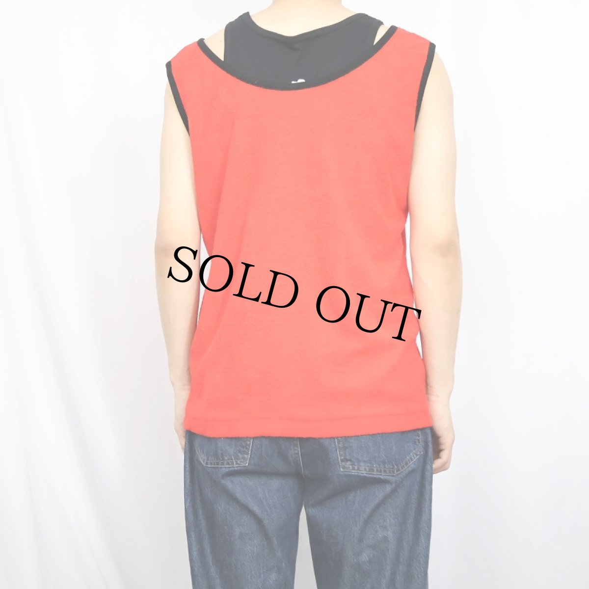 画像3: 70's stratford USA製 パイルタンクトップ M (3)