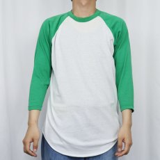 画像2: 80's RUSSELL ATHLETIC USA製 2トーン ラグランTシャツ L (2)