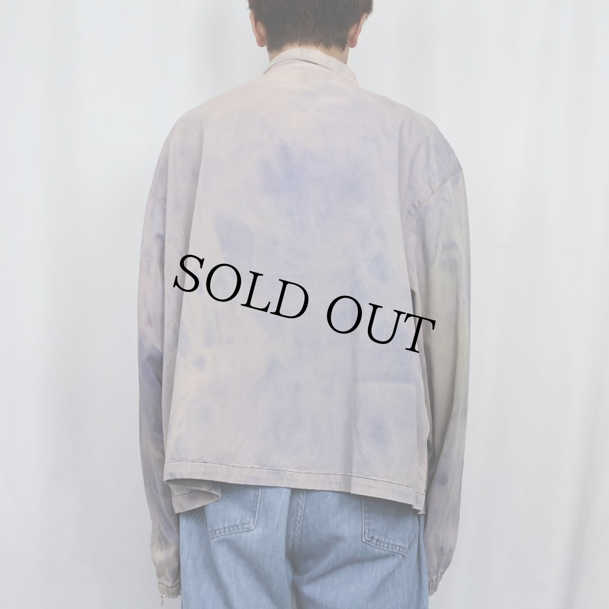 画像3: 80's POLO Ralph Lauren USA製 ブリーチ加工 コットンスイングトップ XXL (3)