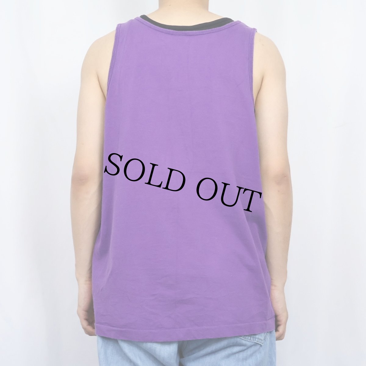 画像3: 90's FRUIT OF THE LOOM USA製 無地タンクトップ XL (3)