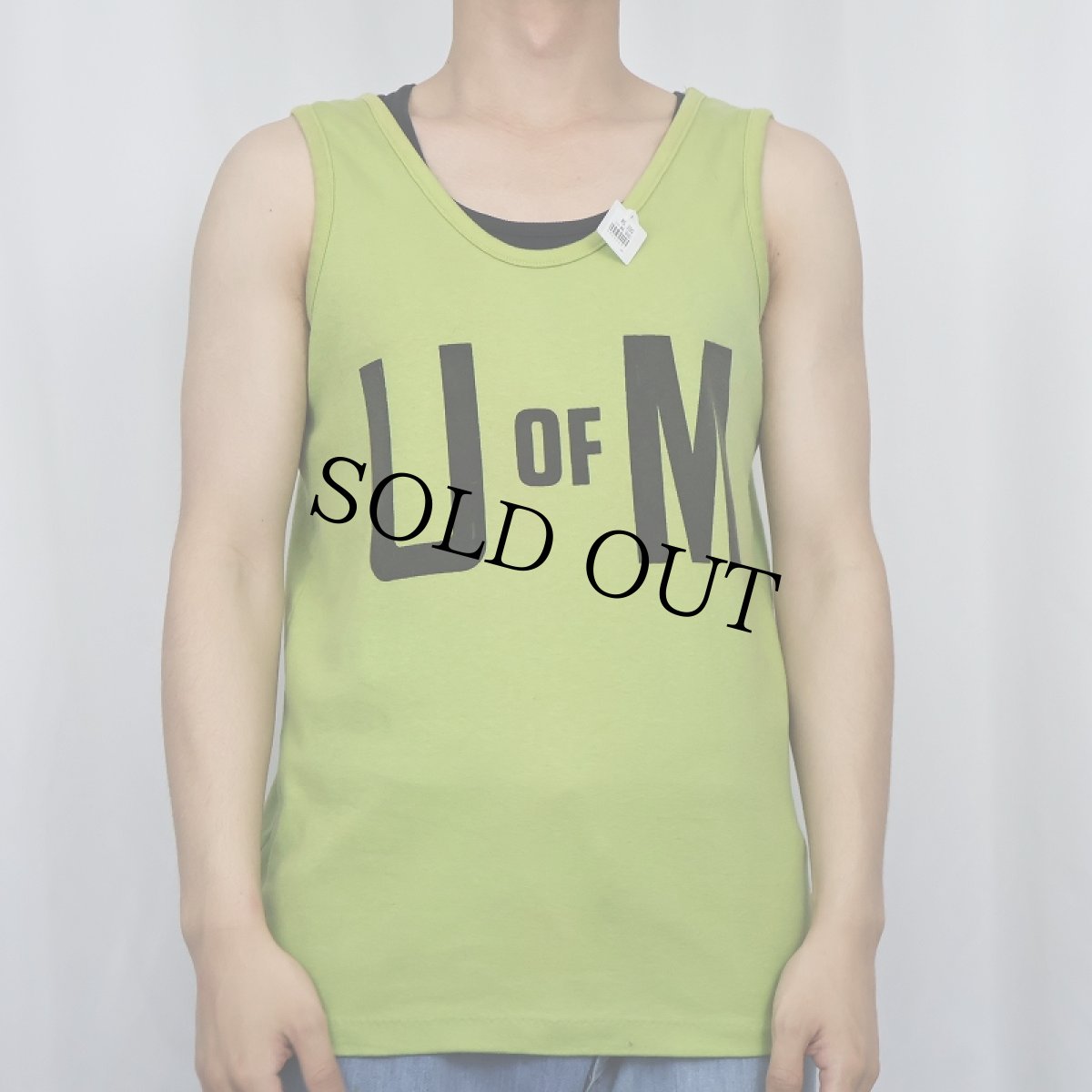 画像2: 60's ARTEX "U OF M" プリントタンクトップ (2)