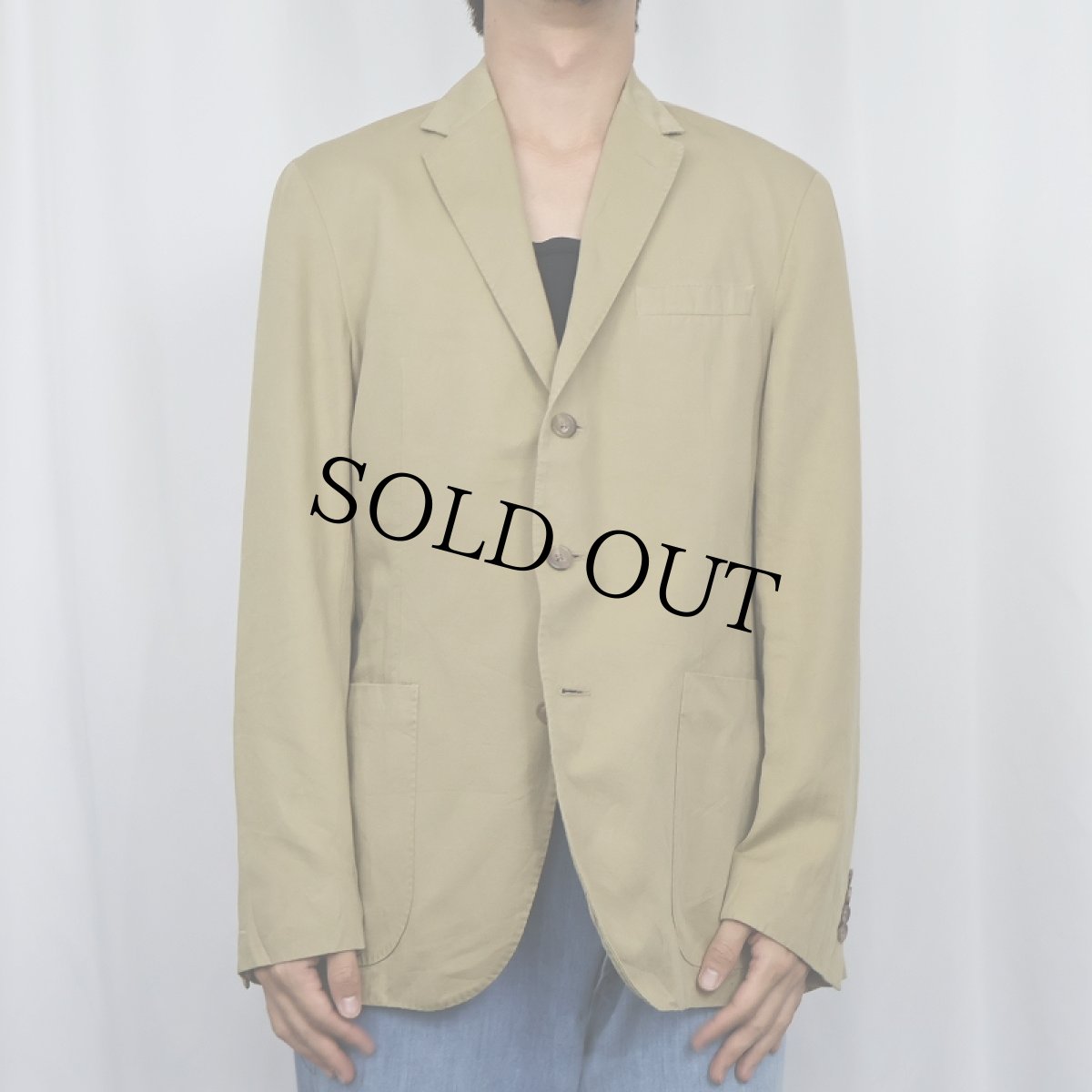 画像2: POLO Ralph Lauren コットンリネンテーラードジャケット SIZE40R (2)