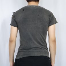 画像3: 70's BOB DYLAN フォークロックミュージシャンTシャツ BLACK S (3)