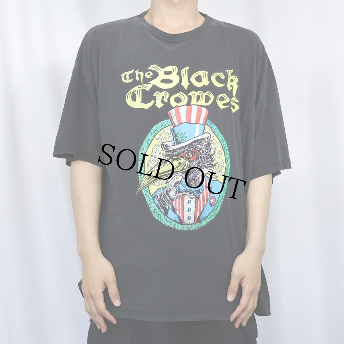 画像2: 90's〜 The Black Crowes ロックバンドTシャツ BLACK (2)