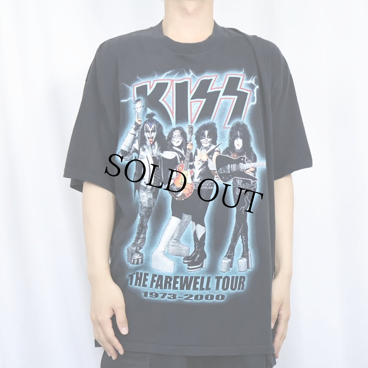 画像3: 2000's KISS "THE FAREWELL TOUR" ハードロックバンドツアーTシャツ BLACK XL (3)