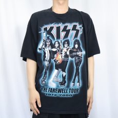 画像3: 2000's KISS "THE FAREWELL TOUR" ハードロックバンドツアーTシャツ BLACK XL (3)