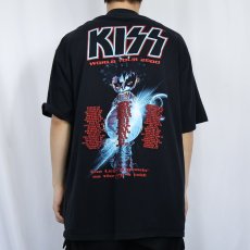 画像4: 2000's KISS "THE FAREWELL TOUR" ハードロックバンドツアーTシャツ BLACK XL (4)