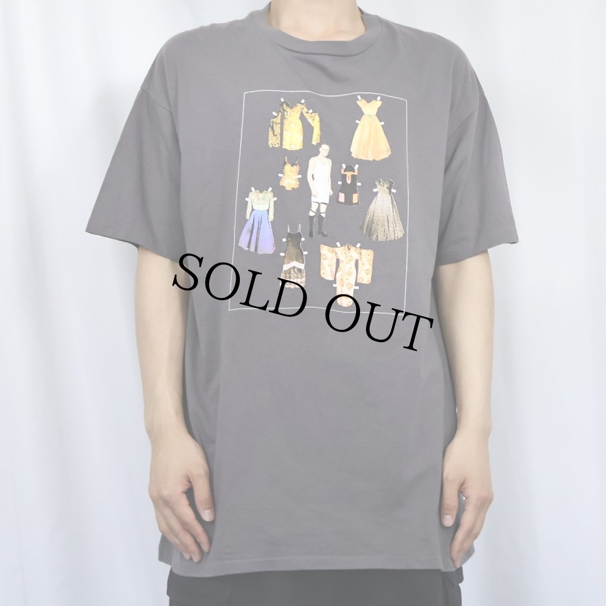 画像3: 90's USA製 "Paula Cole" ペーパードールプリントTシャツ XL (3)