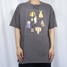 画像3: 90's USA製 "Paula Cole" ペーパードールプリントTシャツ XL (3)