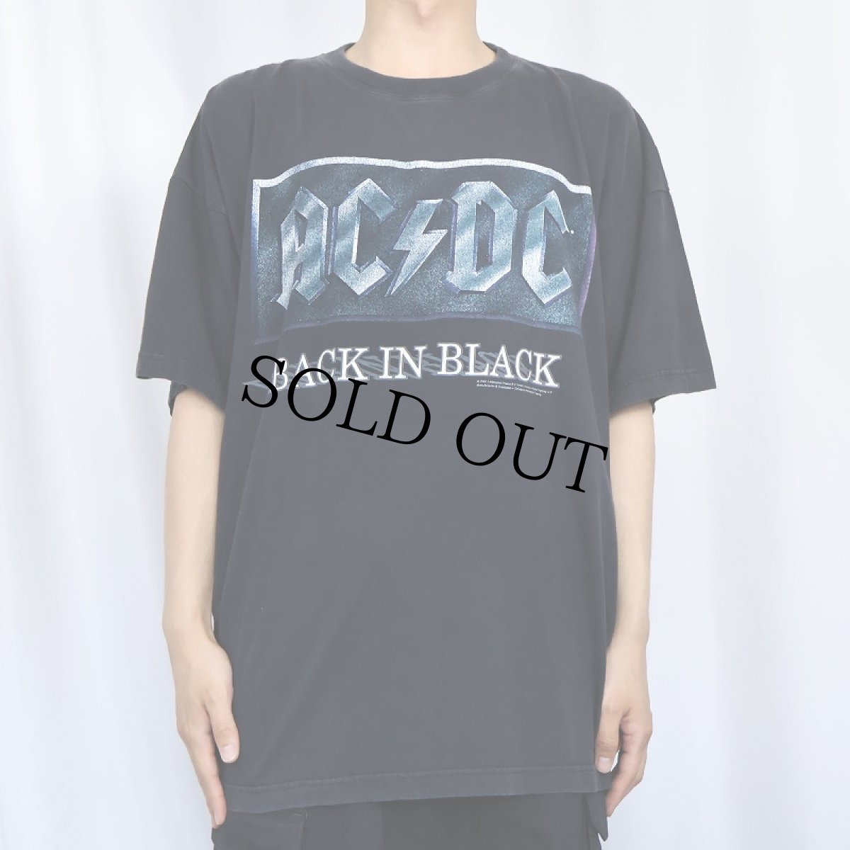 画像3: 2000's AC/DC "BACK IN BLACK" ロックバンドTシャツ BLACK XXL (3)
