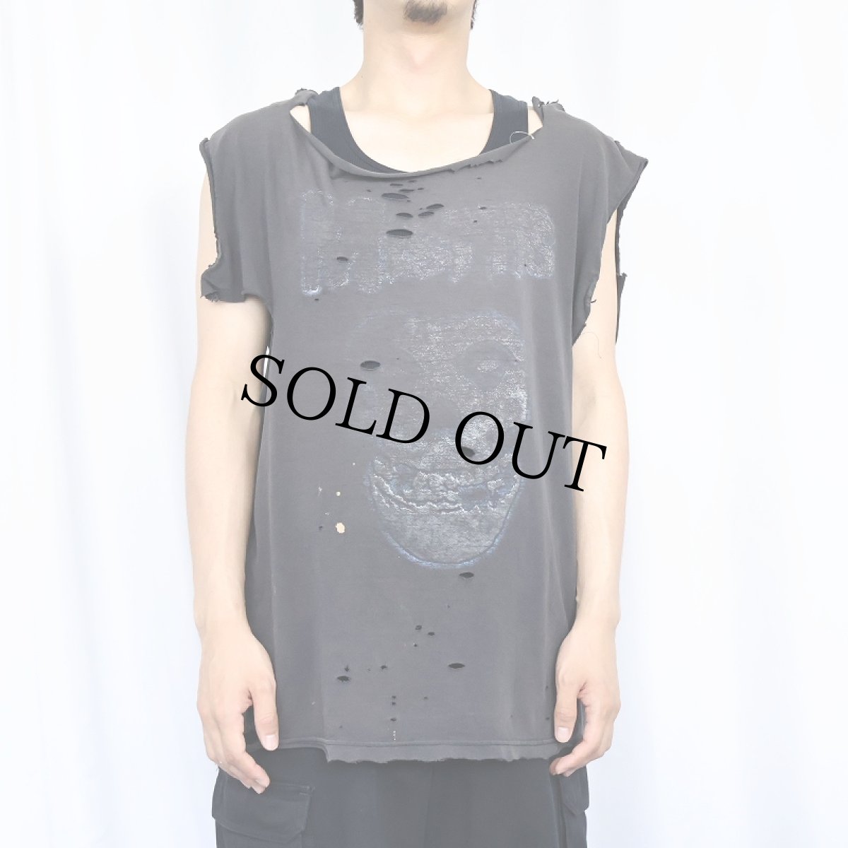 画像2: THE MISFITS ハードコアパンクバンドTシャツ BLACK (2)