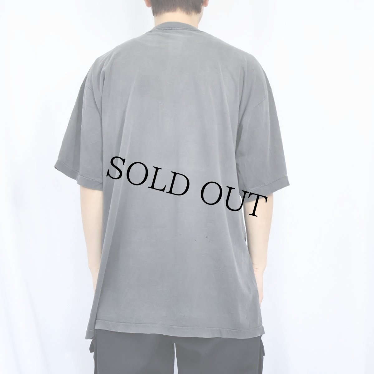 画像3: 90's Calvin Russell シンガーソングライター スカルプリントTシャツ BLACK (3)