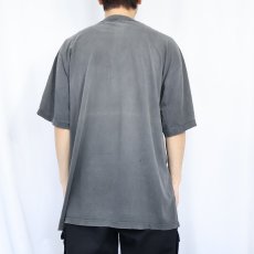 画像3: 90's Calvin Russell シンガーソングライター スカルプリントTシャツ BLACK (3)