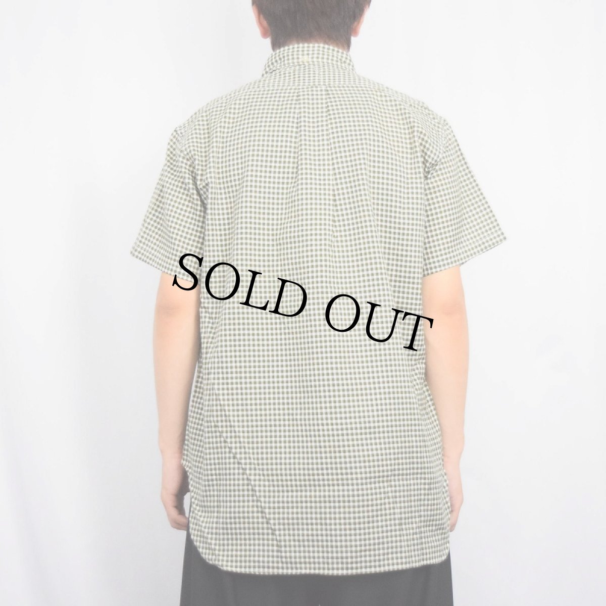 画像3: 60's The Clothes Rack ギンガムチェック柄 3点留め コットンボタンダウンシャツ (3)