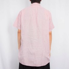 画像3: 60's Fenn チェック柄 3点留め マチ付き コットンボタンダウンシャツ SIZE15-1/2 (3)