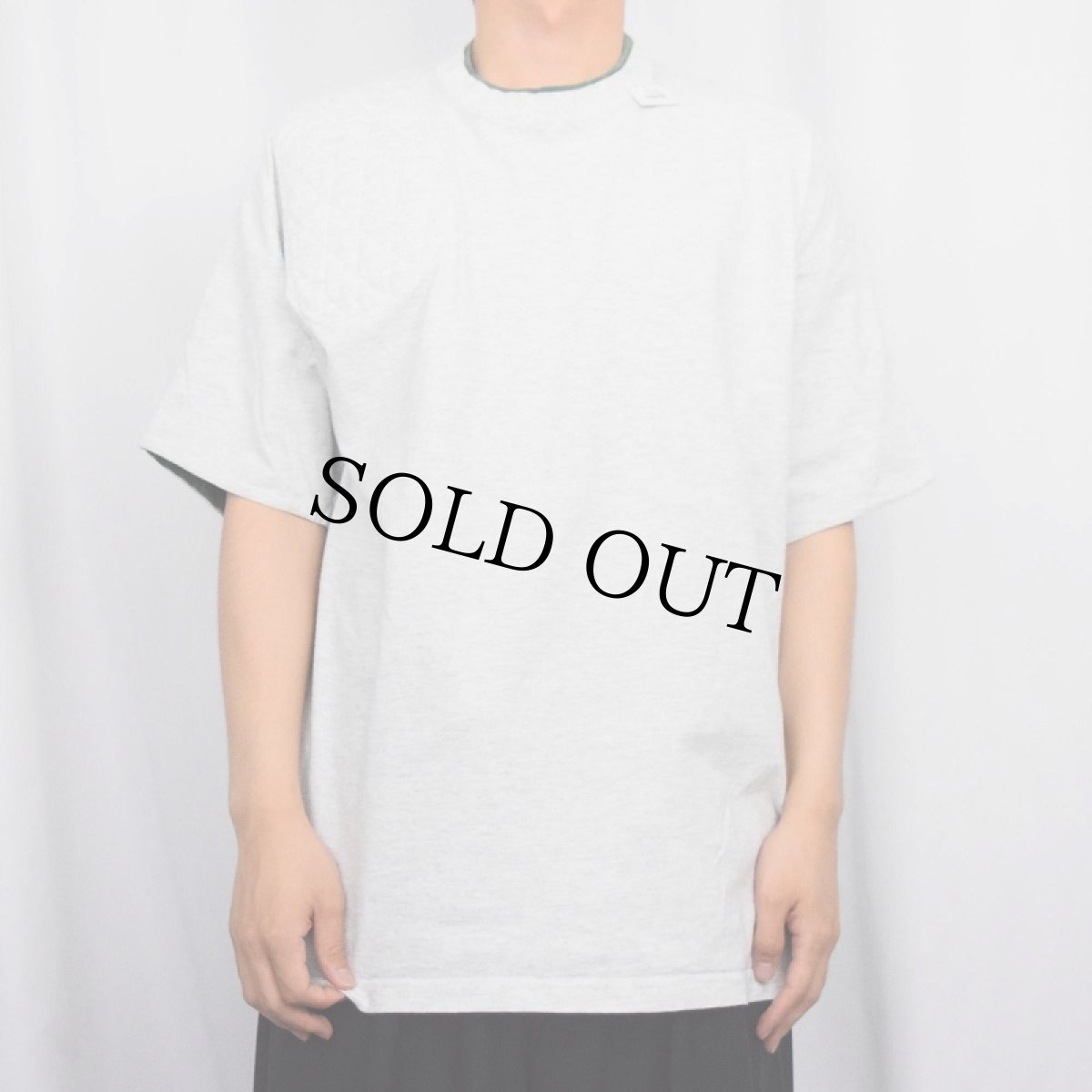 画像2: 80〜90's L.L.Bean USA製 レイヤードデザイン ガンパッチ付きTシャツ XL (2)