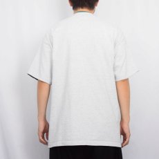 画像3: 80〜90's L.L.Bean USA製 レイヤードデザイン ガンパッチ付きTシャツ XL (3)