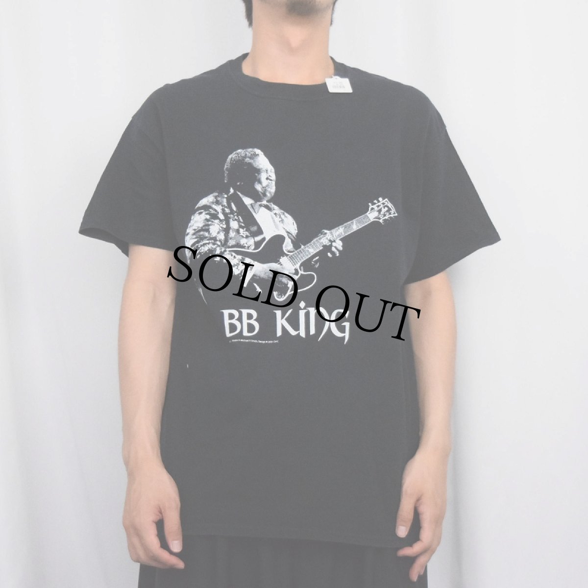 画像2: 2000's B.B.KING ブルースミュージシャンTシャツ BLACK L (2)
