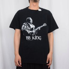 画像2: 2000's B.B.KING ブルースミュージシャンTシャツ BLACK L (2)