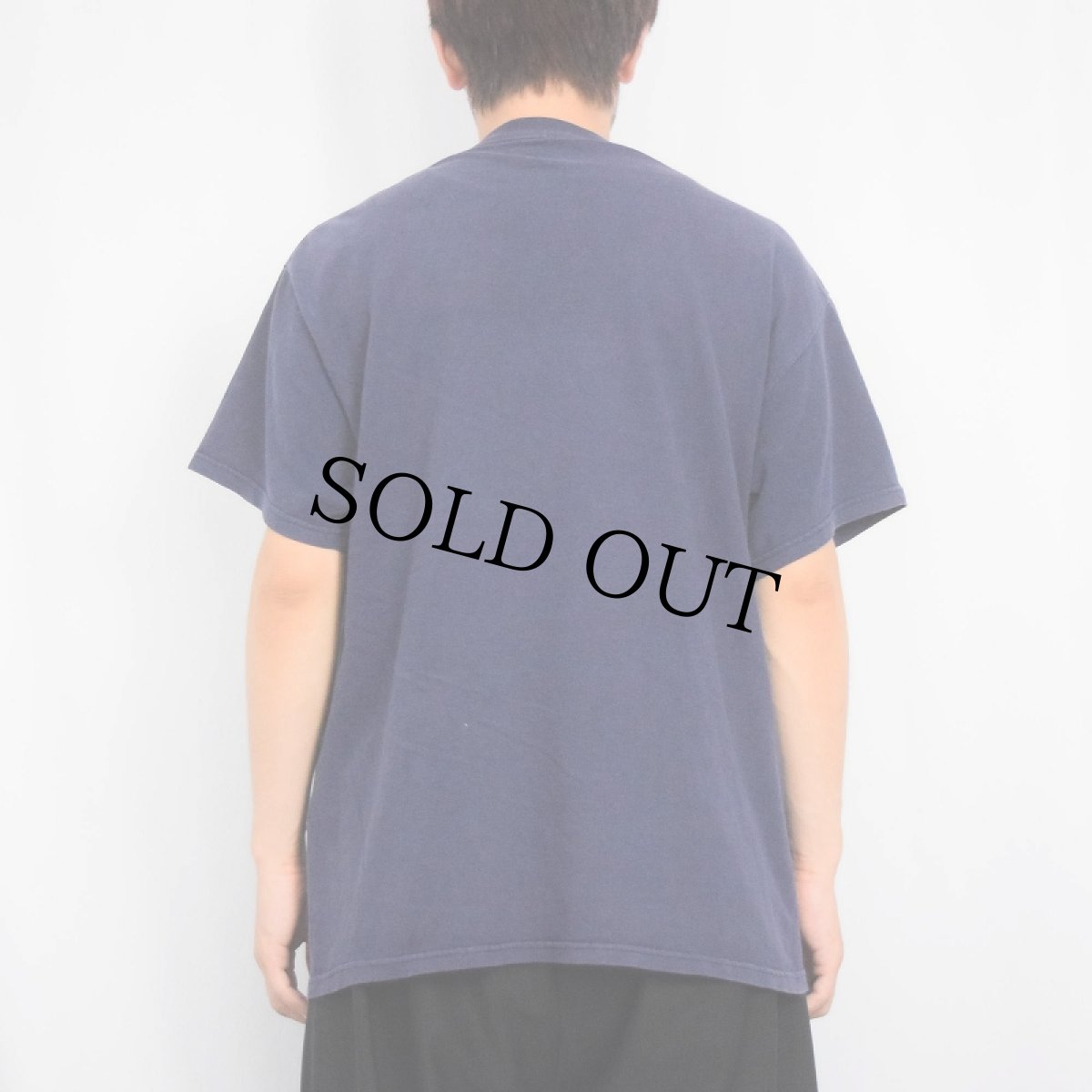 画像3: 2000's Nintendo SUPER MARIO ゲームキャラクタープリントTシャツ NAVY L (3)