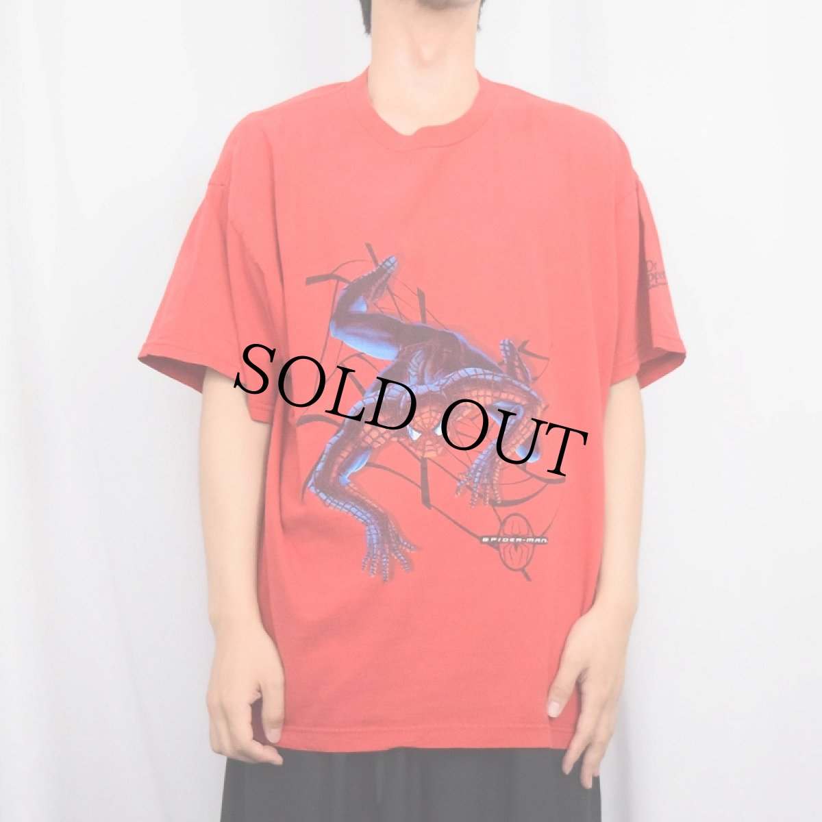 画像2: 2000's SPIDER-MAN USA製 キャラクタープリントTシャツ XL (2)