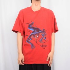 画像2: 2000's SPIDER-MAN USA製 キャラクタープリントTシャツ XL (2)