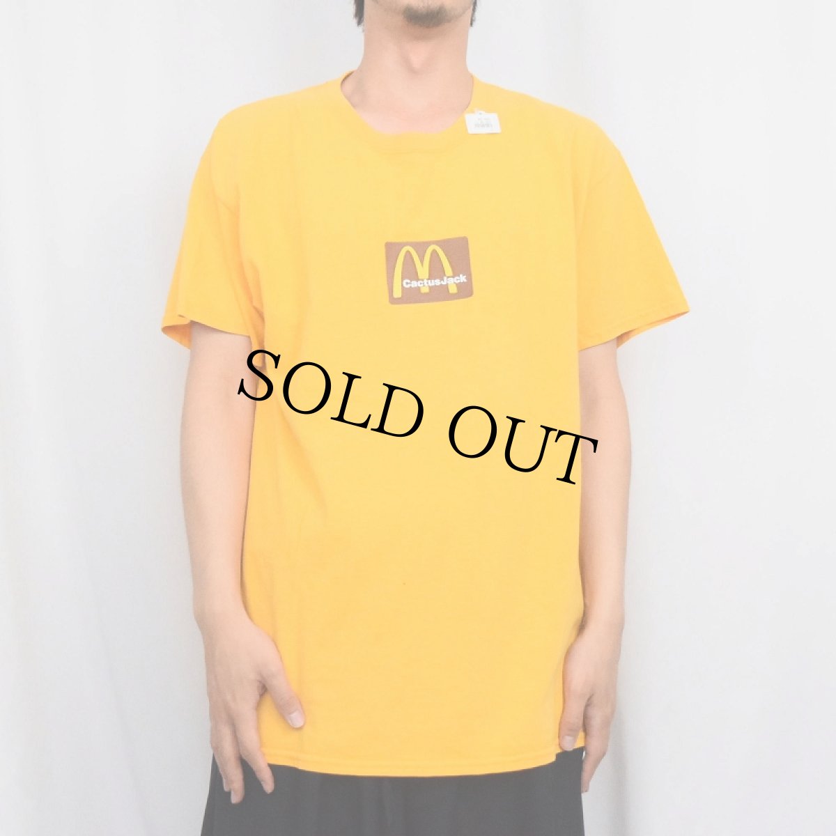 画像2: Cactus Jack×McDonald's ロゴプリント ヒップホップTシャツ M (2)