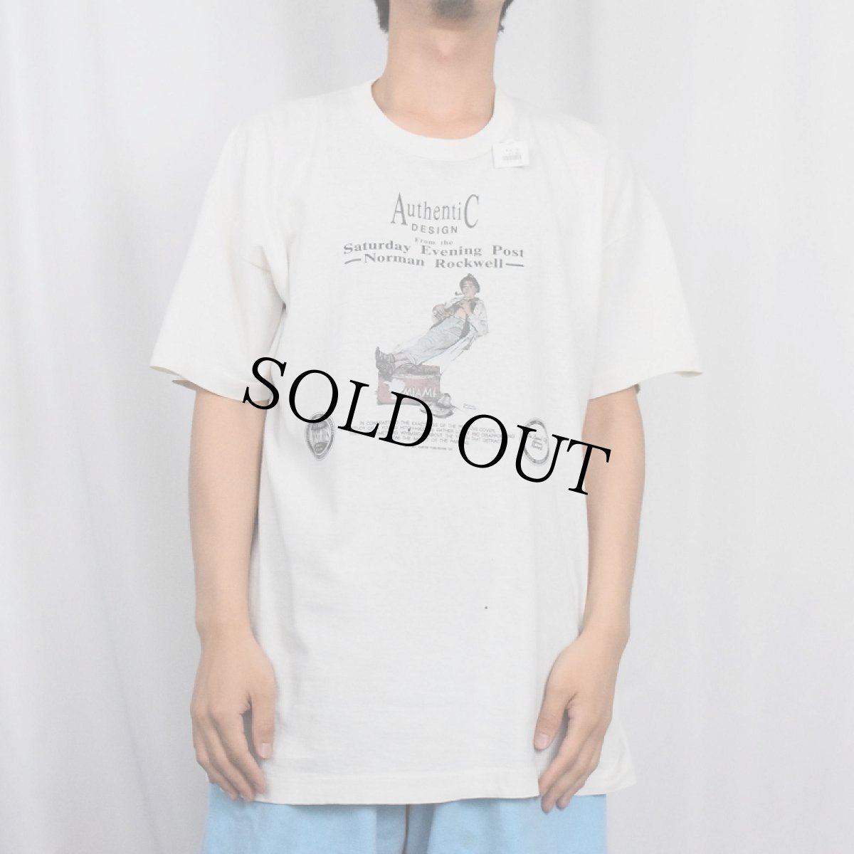 画像2: 90's Norman Rockwell "Saturday Evening Post" アートプリントTシャツ (2)