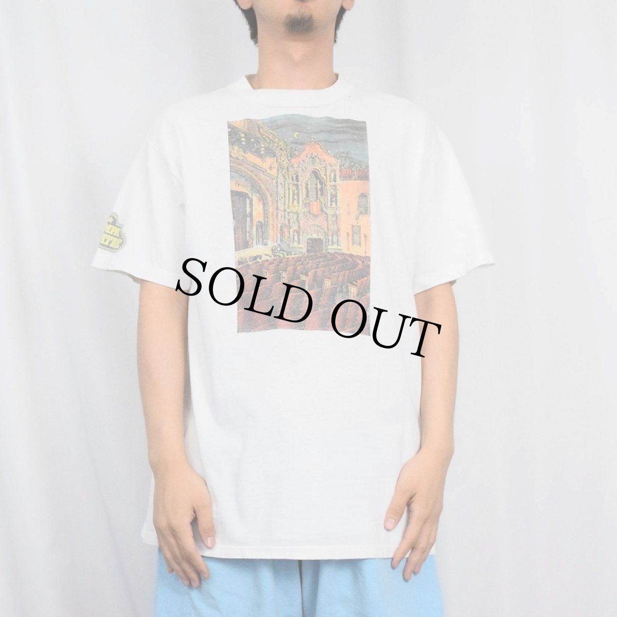 画像2: 90's TAMPA THEATRE 劇場プリントTシャツ L (2)