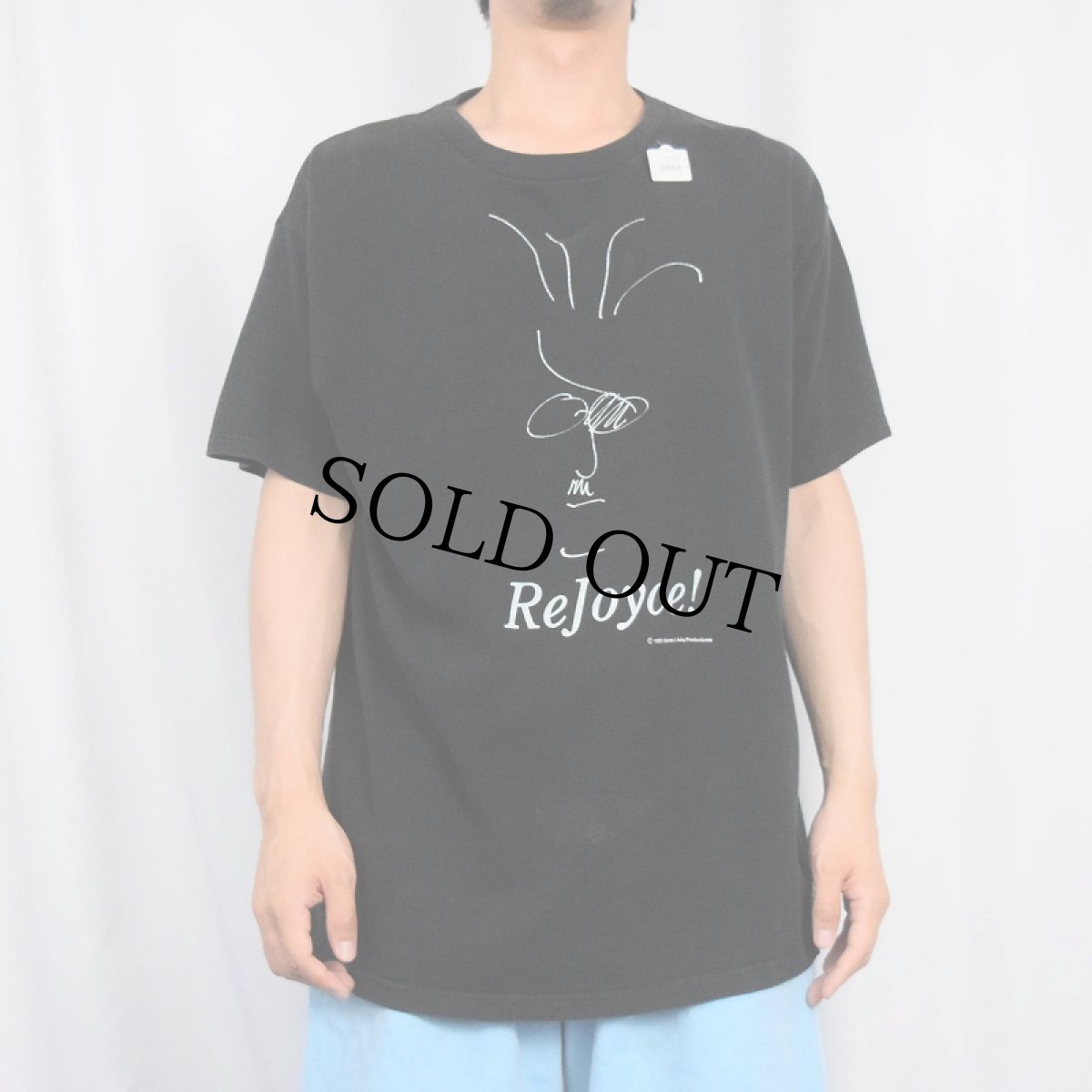 画像3: 2000's Anna Livia Productions "ReJoyce!" プリントTシャツ BLACK XL (3)
