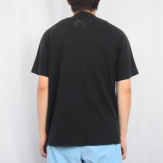 画像3: 90's Malcolm X 偉人プリントTシャツ BLACK (3)
