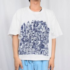 画像2: 90's MICHIGAN RAG CO. ライトハウスプリントTシャツ (2)