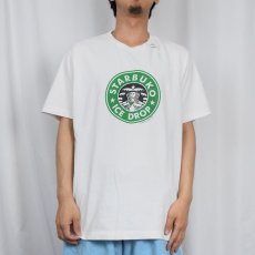 画像2: "STARBUKO ICE DROP" パロディプリントTシャツ (2)