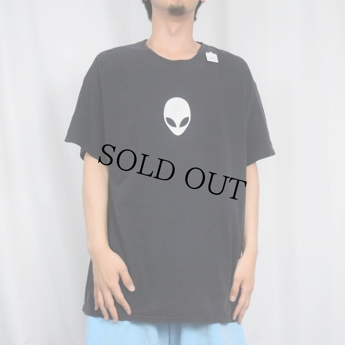 画像3: 2000's エイリアンプリントTシャツ BLACK XL (3)