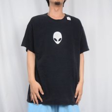 画像3: 2000's エイリアンプリントTシャツ BLACK XL (3)