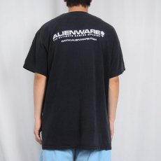 画像4: 2000's エイリアンプリントTシャツ BLACK XL (4)
