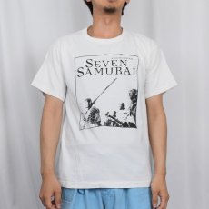 画像2: SEVEN SAMURAI 映画プリントTシャツ L (2)