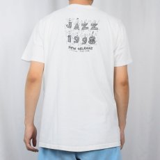 画像4: 90's BIG HED "BIG EASY JAZZ 1998" アートプリントTシャツ L (4)