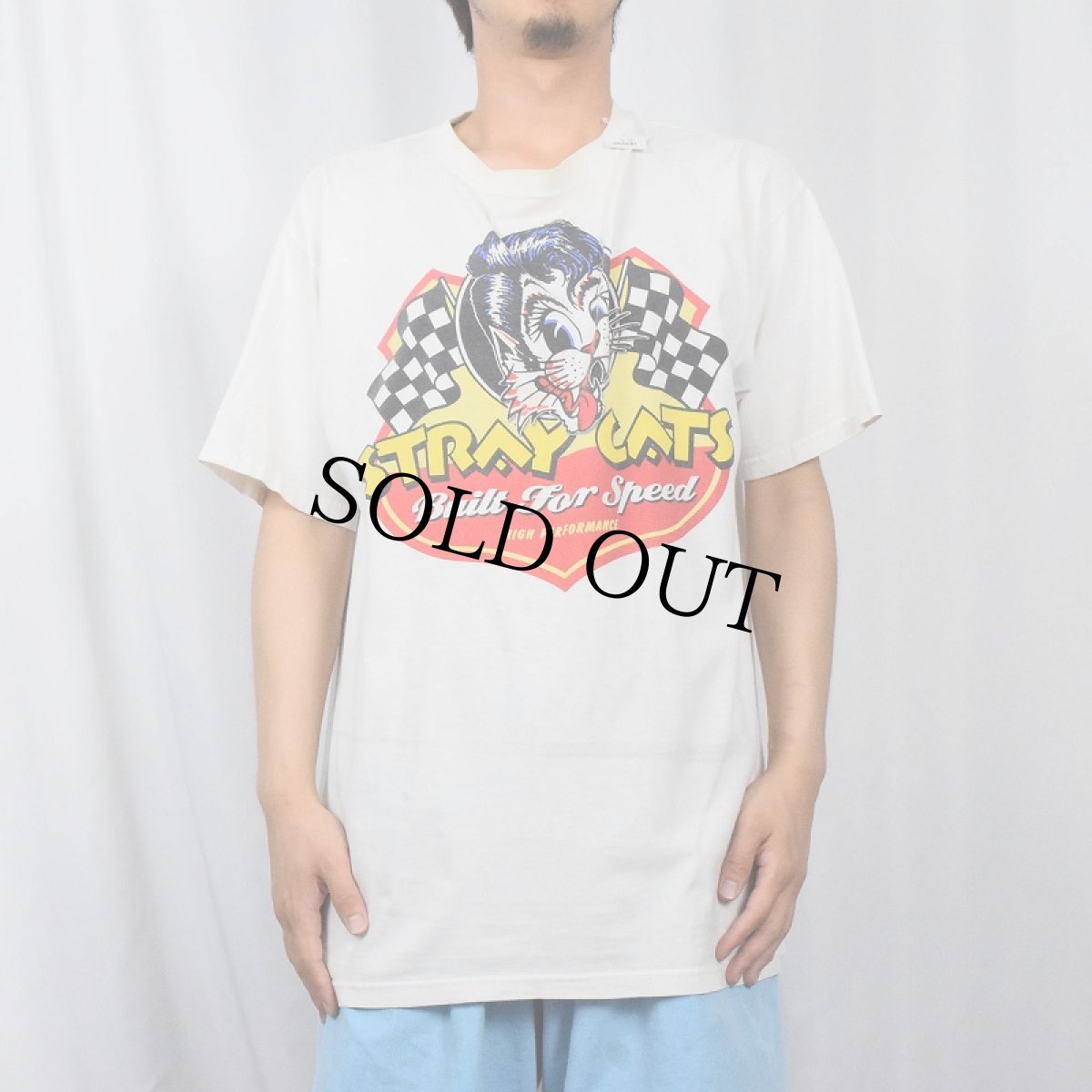 画像3: 2000's Stray Cats "NORTH AMERICAN TOUR" ロカビリーバンドツアーTシャツ L (3)