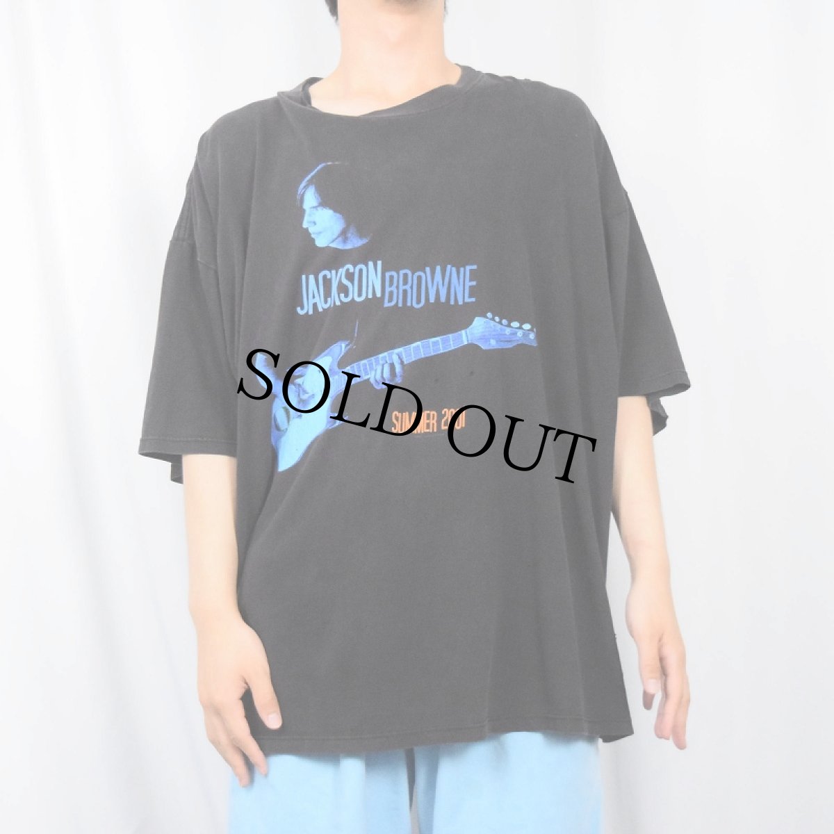 画像3: 2000's Jackson Browne USA製 "SUMMER TOUR" シンガーソングライターツアーTシャツ BLACK XXL (3)