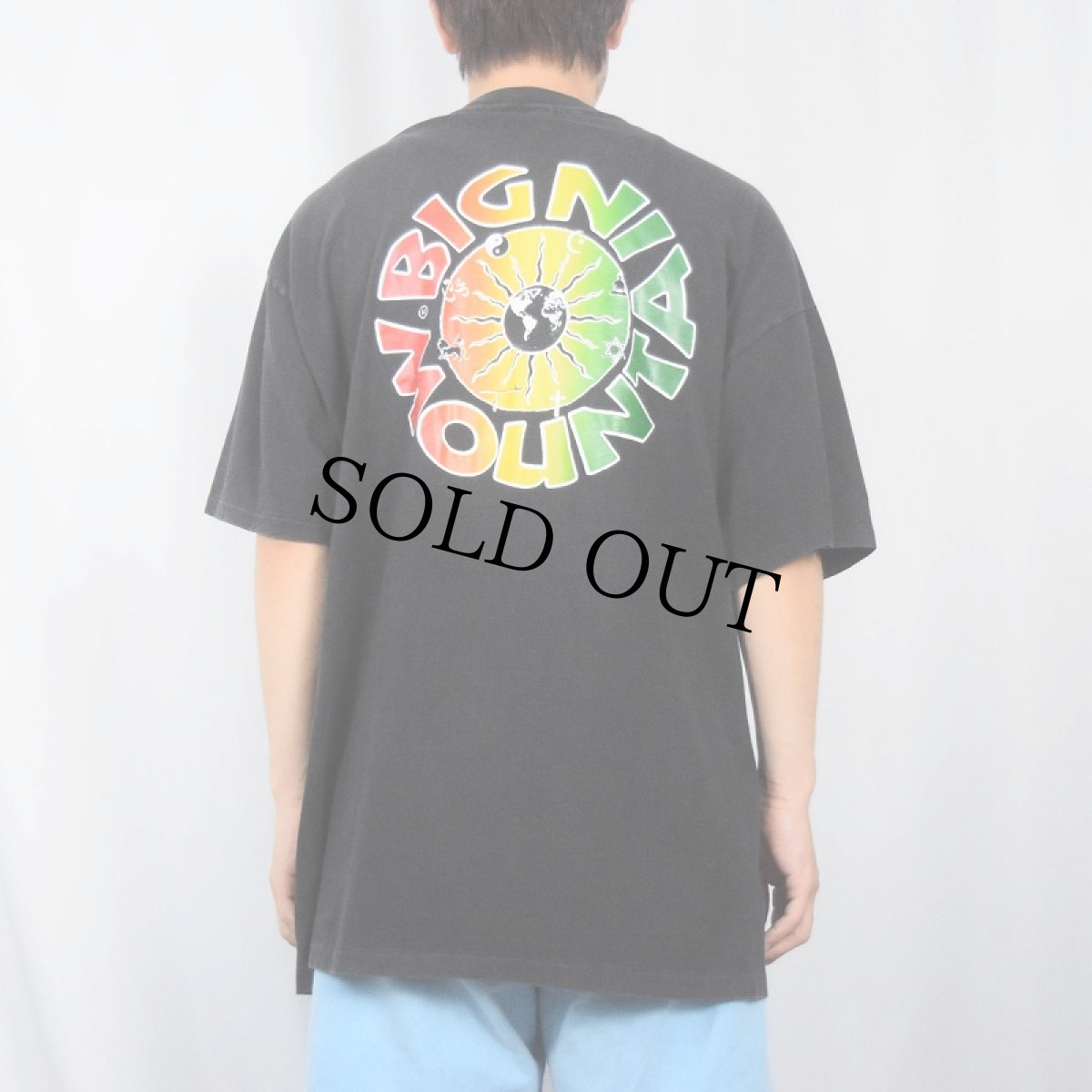 画像4: 90's Quino USA製 レゲエミュージシャンTシャツ BLACK XL (4)