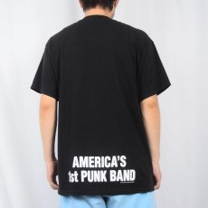 画像3: 2000's RAMONES "AMERICA'S 1st PUNK BAND" パンクロックバンドTシャツ BLACK M (3)